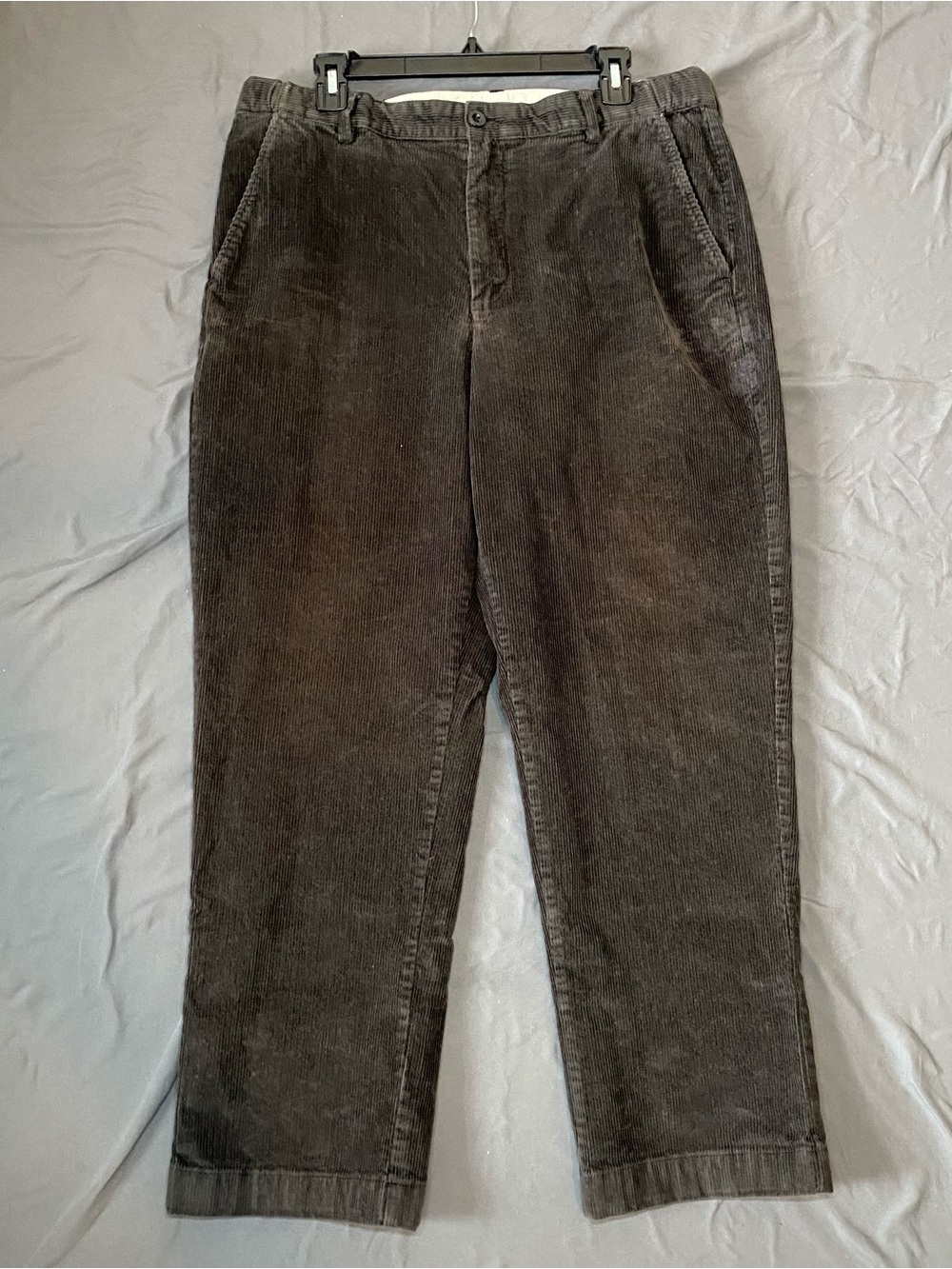 L.L.Bean Corduroy Pants Men’s Brown Comfort Waist 36x29 Straight Casual Outdoor